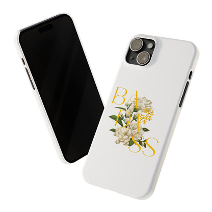 Flower Phone Case,  Trendy Phone Cover, Tattoo Flowers Phone, Slim Cool Phone