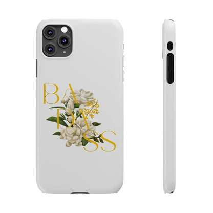 Flower Phone Case,  Trendy Phone Cover, Tattoo Flowers Phone, Slim Cool Phone