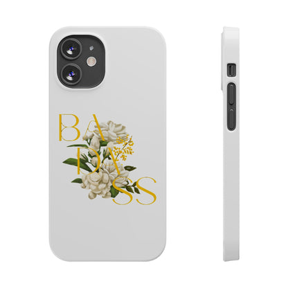 Flower Phone Case,  Trendy Phone Cover, Tattoo Flowers Phone, Slim Cool Phone