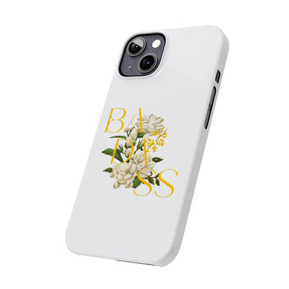 Flower Phone Case,  Trendy Phone Cover, Tattoo Flowers Phone, Slim Cool Phone