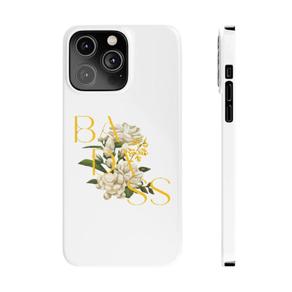 Flower Phone Case,  Trendy Phone Cover, Tattoo Flowers Phone, Slim Cool Phone