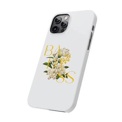 Flower Phone Case,  Trendy Phone Cover, Tattoo Flowers Phone, Slim Cool Phone