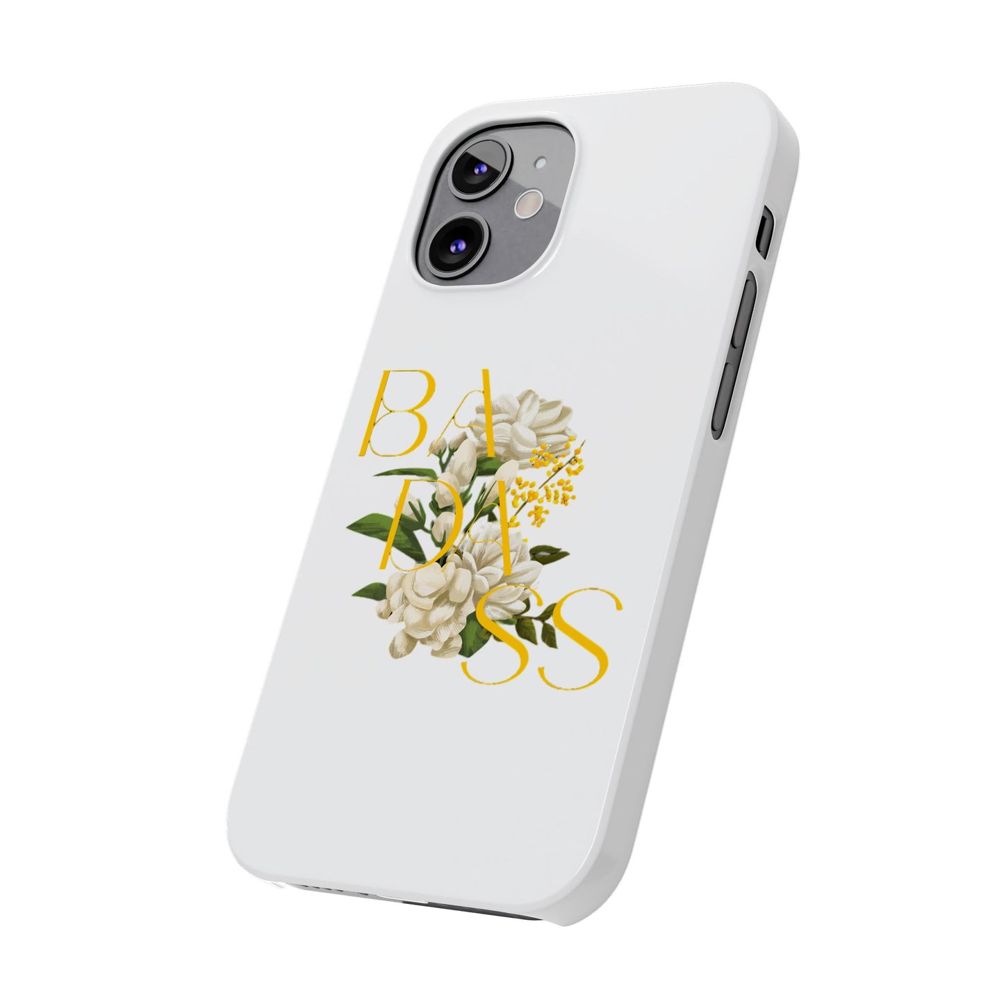 Flower Phone Case,  Trendy Phone Cover, Tattoo Flowers Phone, Slim Cool Phone