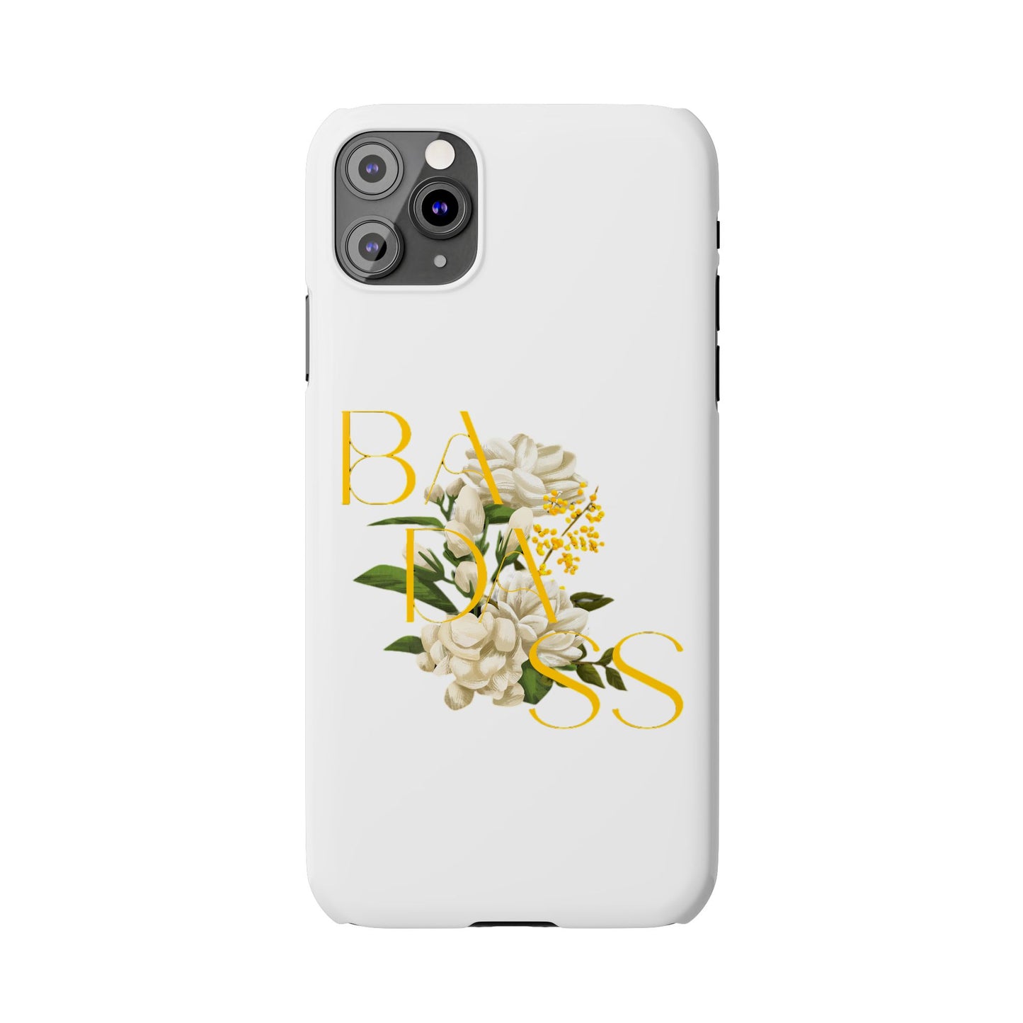 Flower Phone Case,  Trendy Phone Cover, Tattoo Flowers Phone, Slim Cool Phone