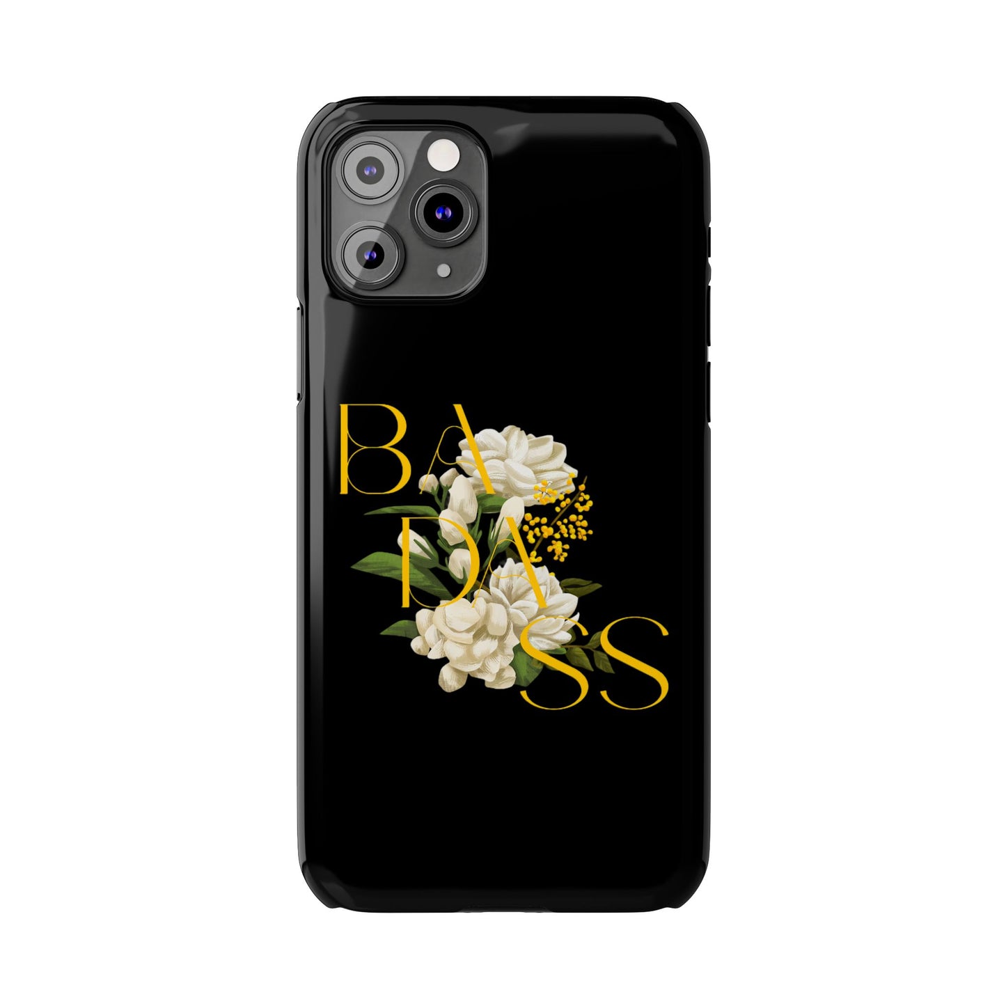 Flower Phone Case, Trendy Phone Cover, Tattoo Flowers Phone, Slim Cool Phone, Rose Tattoo Style Graphic, Youth Trendy Phone Case