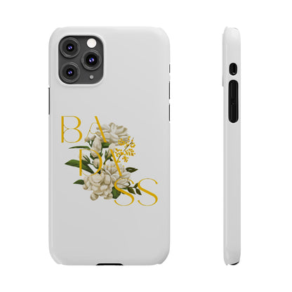 Flower Phone Case,  Trendy Phone Cover, Tattoo Flowers Phone, Slim Cool Phone