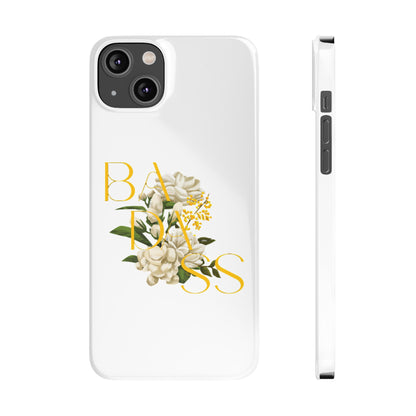 Flower Phone Case,  Trendy Phone Cover, Tattoo Flowers Phone, Slim Cool Phone